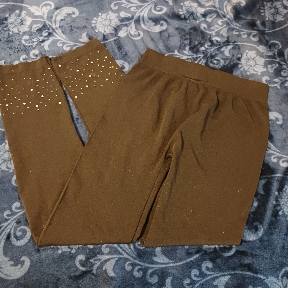 Black spark leggings